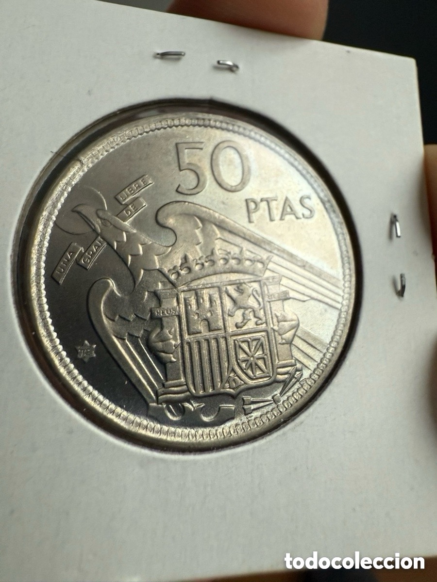 Monedas Franco: 50 Pesetas. FRANCO. 1957 * 72