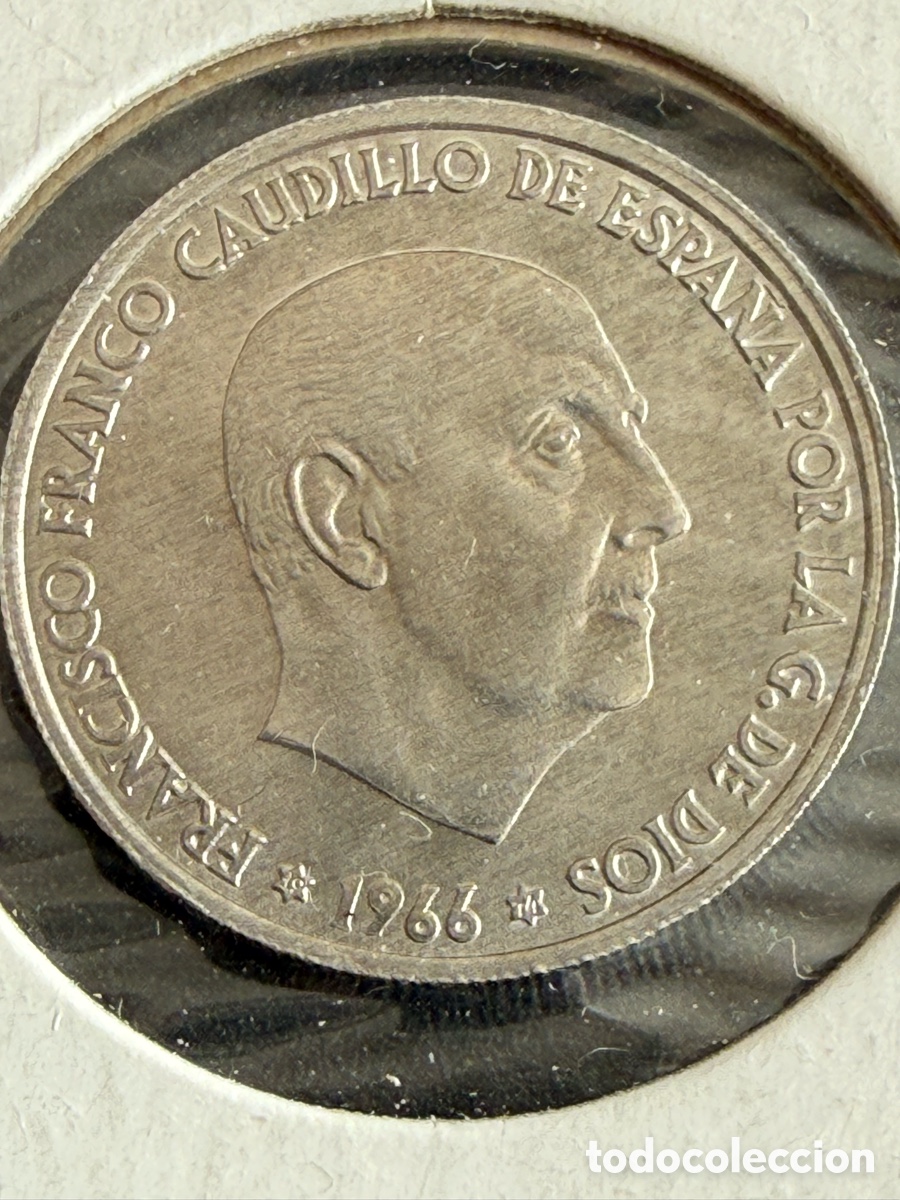 Moedas Franco: 50 C&eacute;ntimos Franco. 1966 * 74. SC