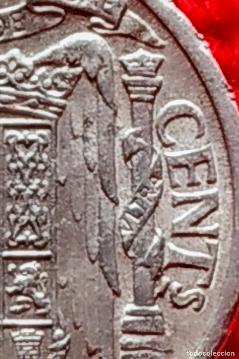 Monedas Franco: Espa&ntilde;a. 5 C&eacute;ntimos 1941 - Foto 4