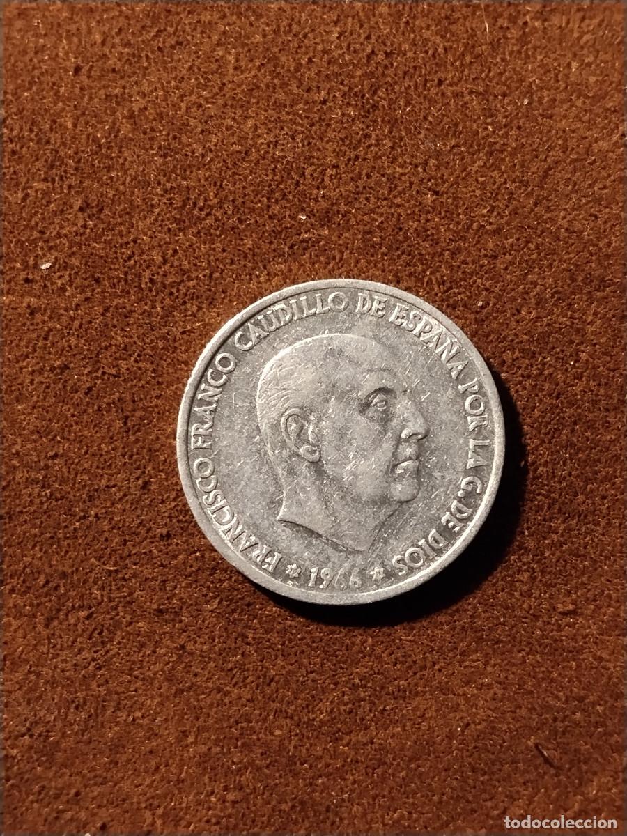 Monedas Franco: 50 C&eacute;ntimos 1966 estrella 71 &ndash; Franco &ndash; Tipo Espiga &ndash; Espa&ntilde;a