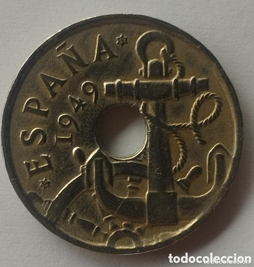 Monete Franco: MONEDA DE 50 C&Eacute;NTIMOS 1949 ESTRELLA 53 BUEN ESTADO