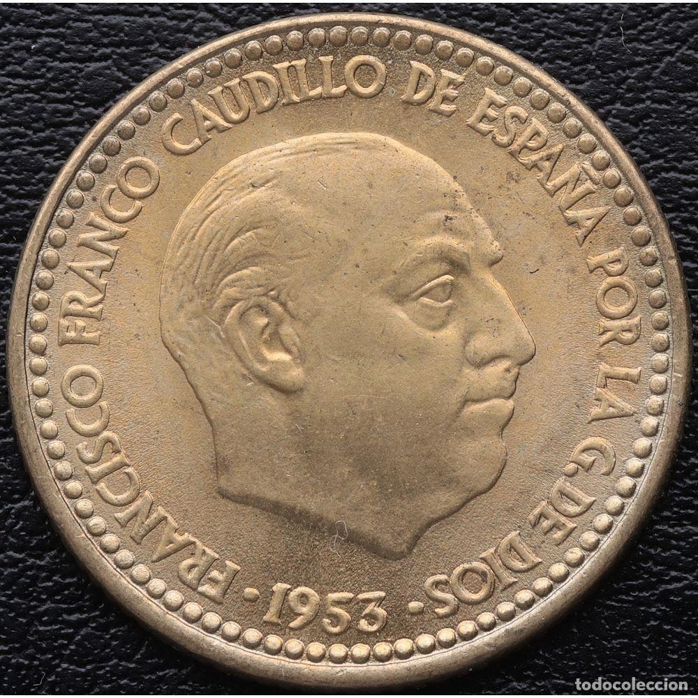 Monedas Franco: ESTADO ESPA&Ntilde;OL. 1 PESETA 1953*56. NN-COIN MS 65. FLOR DE CU&Ntilde;O. FDC. SIN CIRCULAR. SC.