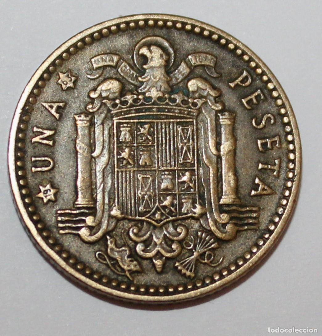 Monedas Franco: MONEDA DE 1 PESETA FRANCO 1953 ESTRELLA 63 (FOTO)