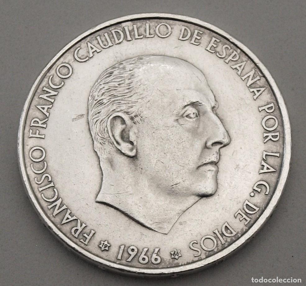 Monedas Franco: MONEDA PLATA FRANCO 100 PESETAS 1966. ESTRELLA 66. VER FOTOS Y DESCRIPCION
