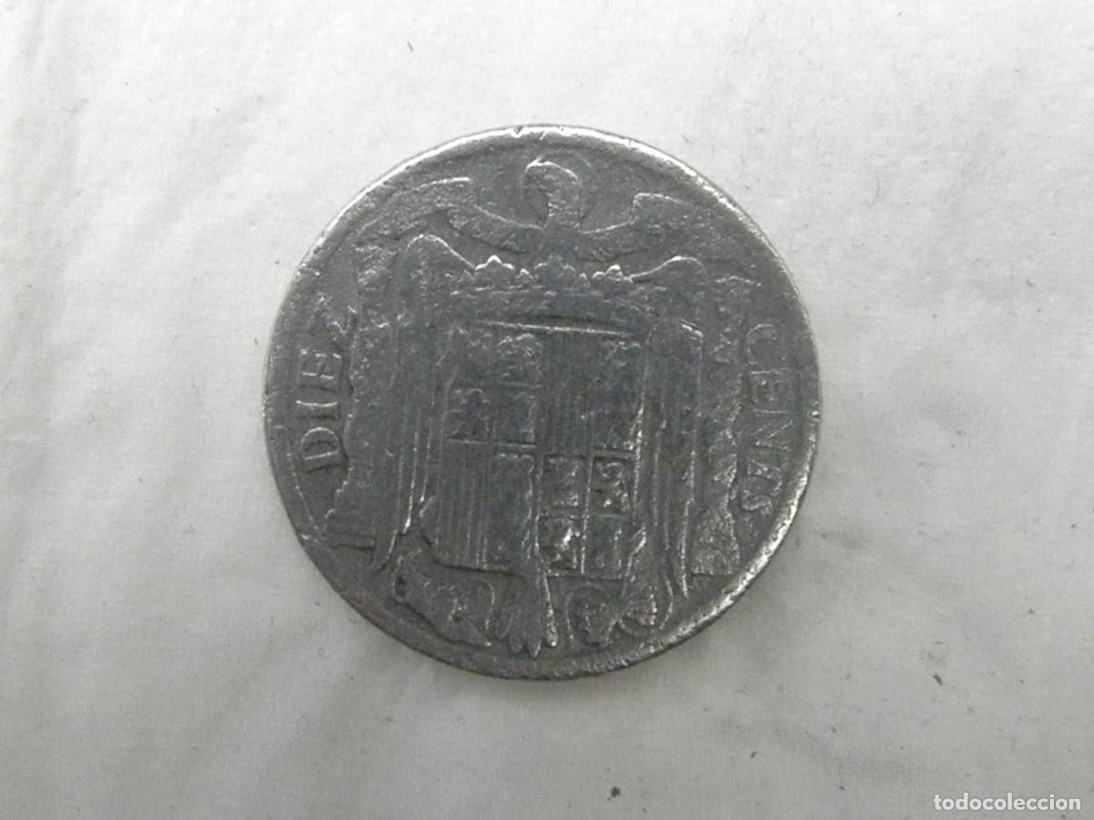 Monedas Franco: Moneda 10 c&eacute;ntimos Espa&ntilde;a 1940 - Lancero a caballo - Estado Espa&ntilde;ol