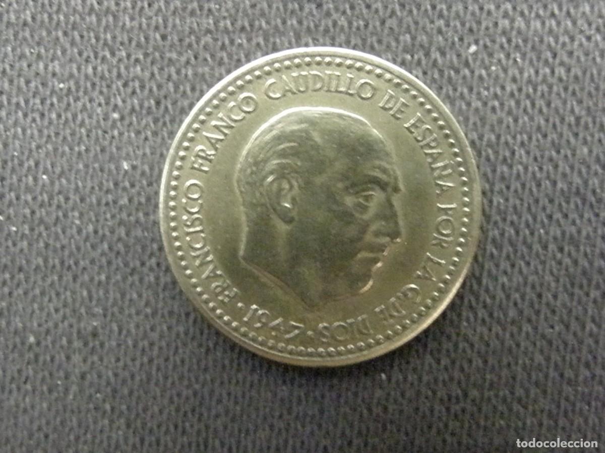 Monedas Franco: Espa&ntilde;a &ndash; 1 Peseta 1947*53, Franco, Bronce