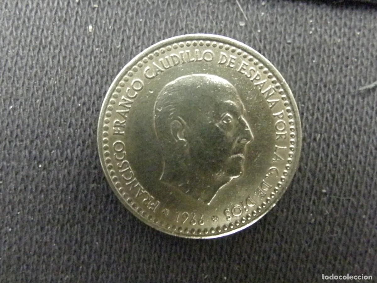 Monedas Franco: Espa&ntilde;a &ndash; 1 Peseta 1966*75, Franco, Aluminio-Bronce