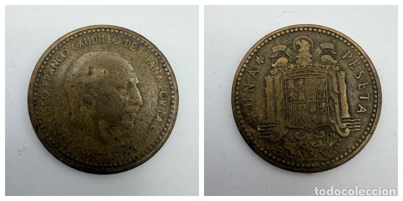 Monedas Franco: MONEDA. ESPA&Ntilde;A. FRANCISCO FRANCO. 1 PESETA. 1947. ESTRELLAS LEGIBLES *19-52*. VER