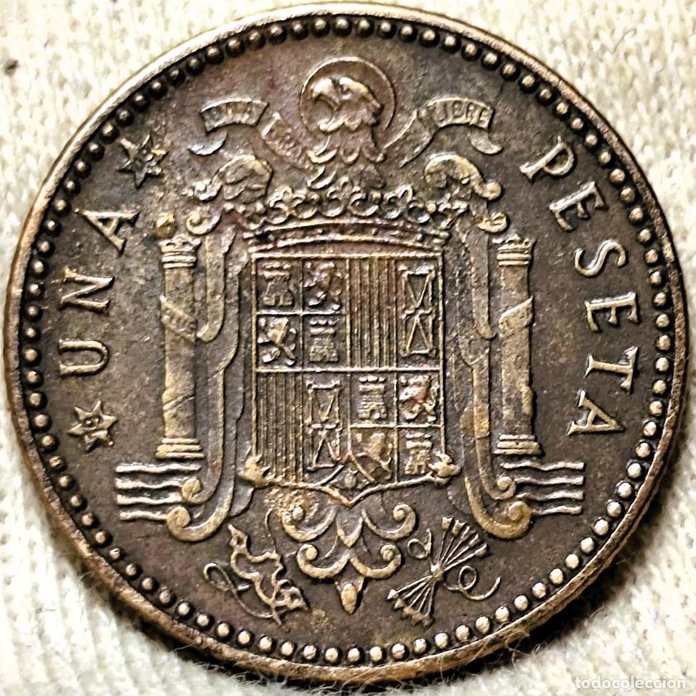 Monedas Franco: Espa&ntilde;a 1 Peseta 1947*(19-49) mbc Lote 2257
