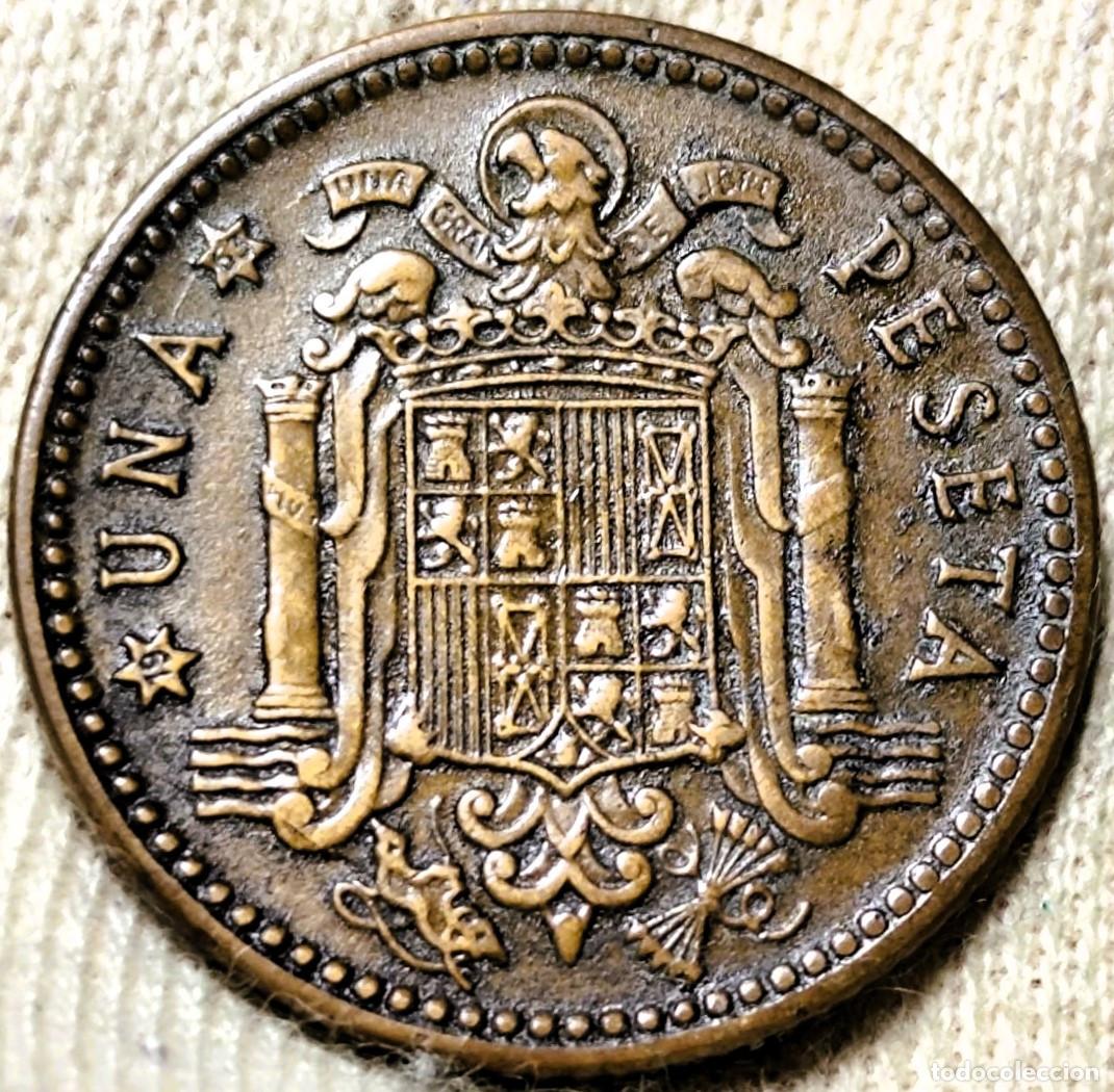 Monedas Franco: Espa&ntilde;a 1 Peseta 1963*(19-63) mbc Lote 2260