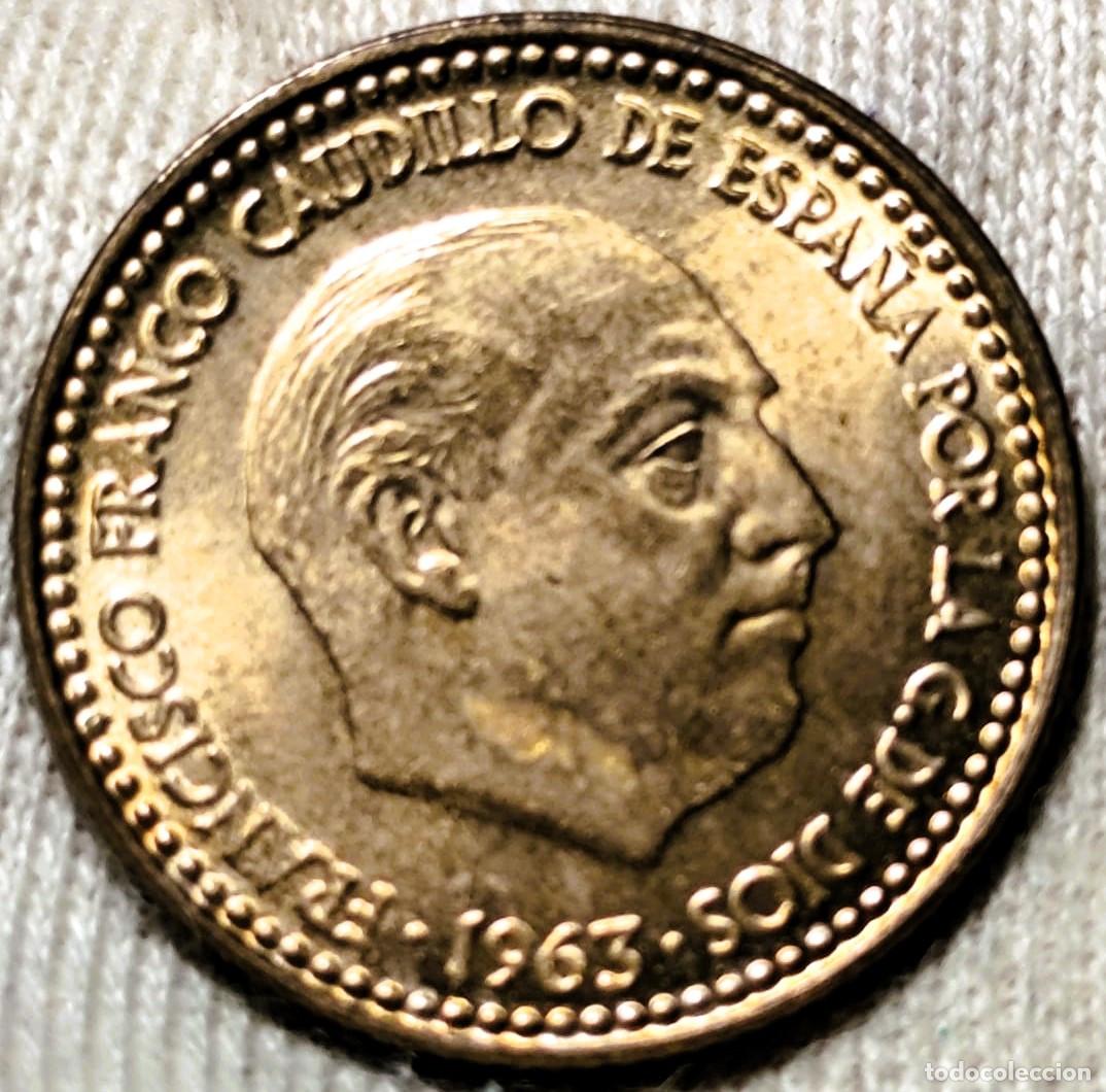 Monedas Franco: Espa&ntilde;a 1 Peseta 1963*(19-65) Sin Circular Lote 2266