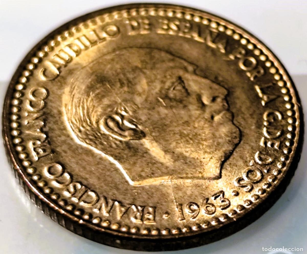 Monedas Franco: Espa&ntilde;a 1 Peseta 1963*(19-65) Sin Circular Lote 2267