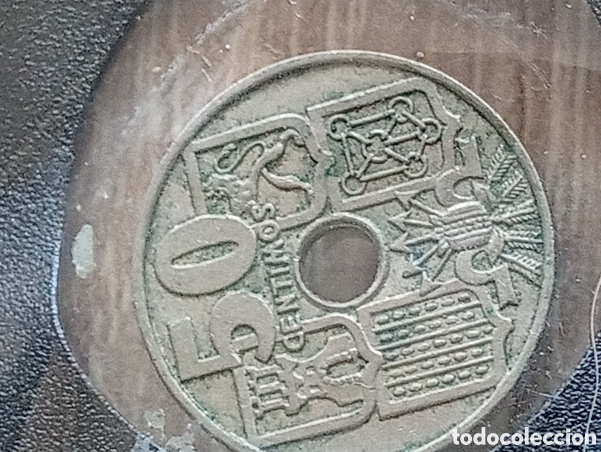 Monedas Franco: Moneda 1963 50 c&eacute;ntimos yugo y flechas - Foto 2