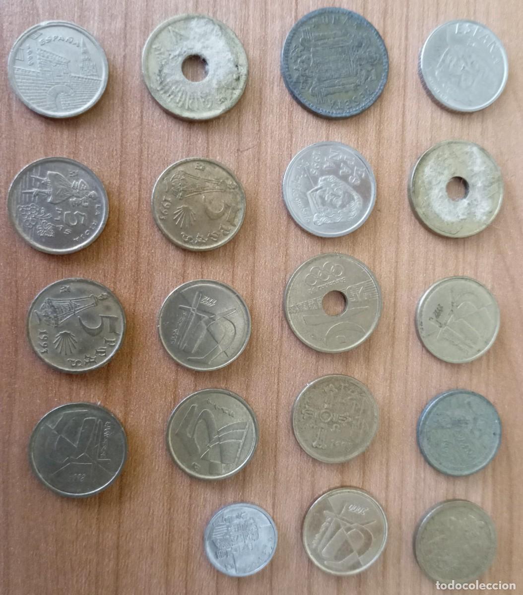 Monedas Franco: LOTE ANTIGUAS PESETAS