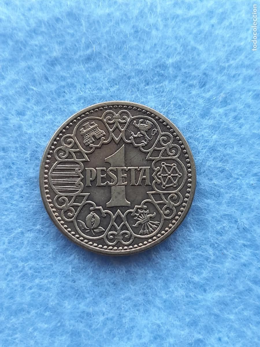 Monedas Franco: Estado Espa&ntilde;ol. 1 Peseta. A&ntilde;o 1944.