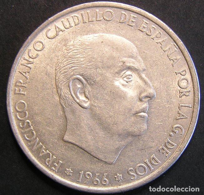 Monedas Franco: ESTADO ESPA&Ntilde;OL - 100 PESETAS DE PLATA 1966 ESTRELLAS 19-68