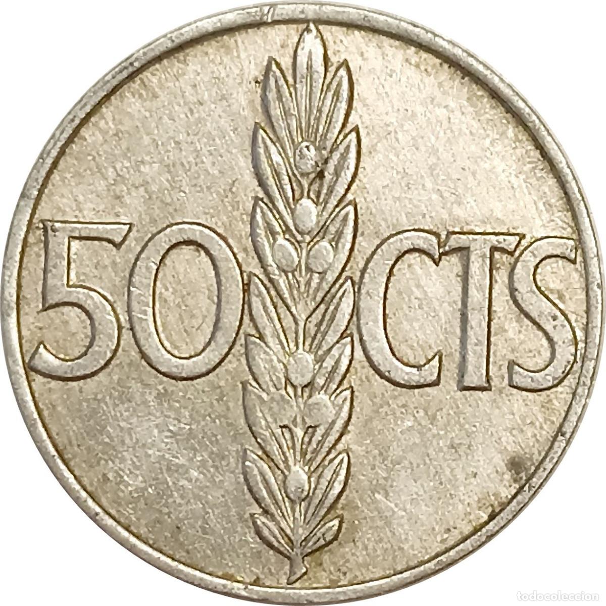 Monedas Franco: &Omega; Espa&ntilde;a. 50 c&eacute;ntimos de 1966 *69 (Dictadura de Franco). KM# 795. (507).