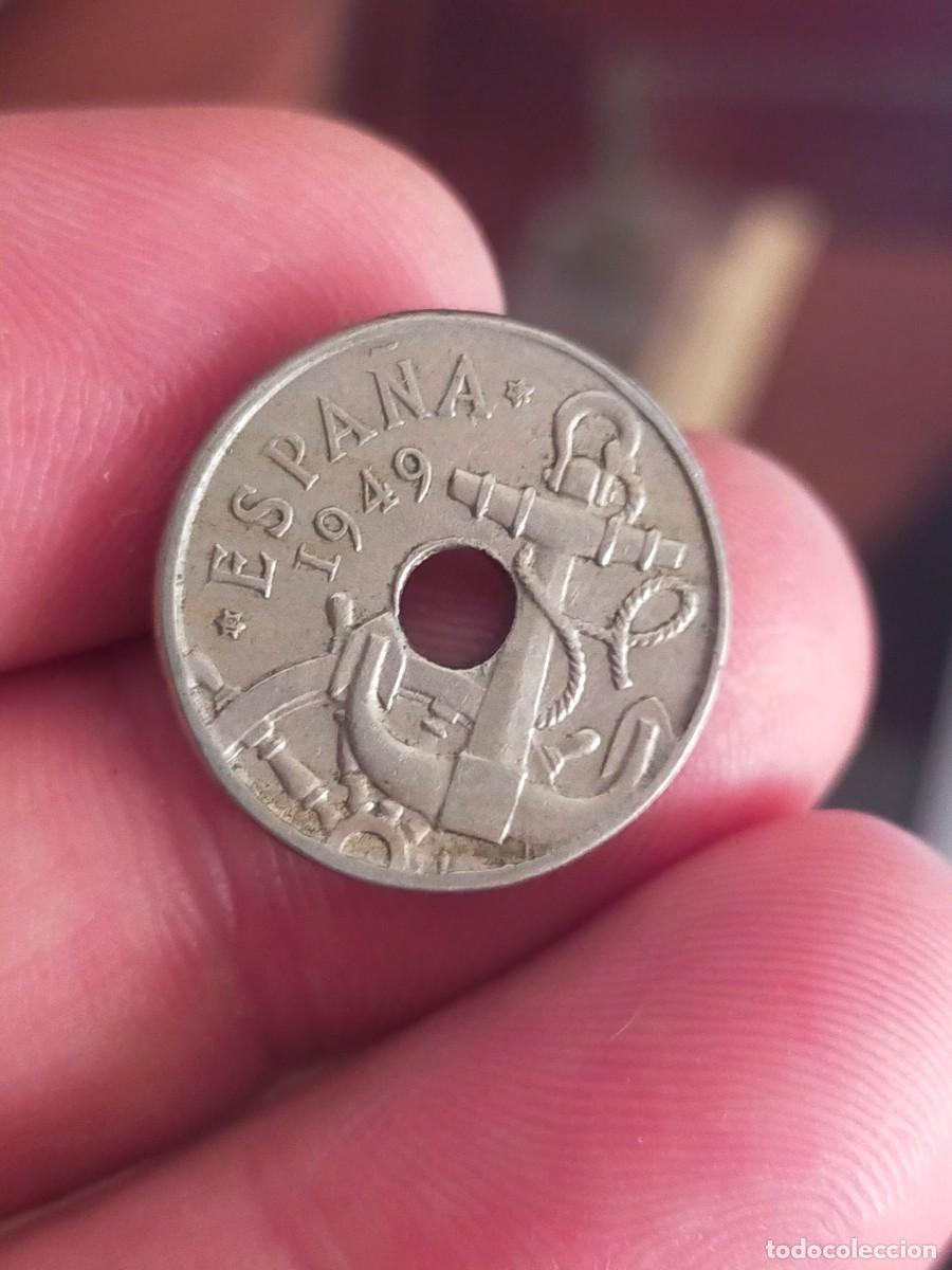 Monedas Franco: MONEDA DE ESPA&Ntilde;A 50 CINCUENTA CENTIMOS 1949 ESTRELLAS *19 - 52 ESTADO ESPA&Ntilde;OL BUENA CONSERVACION