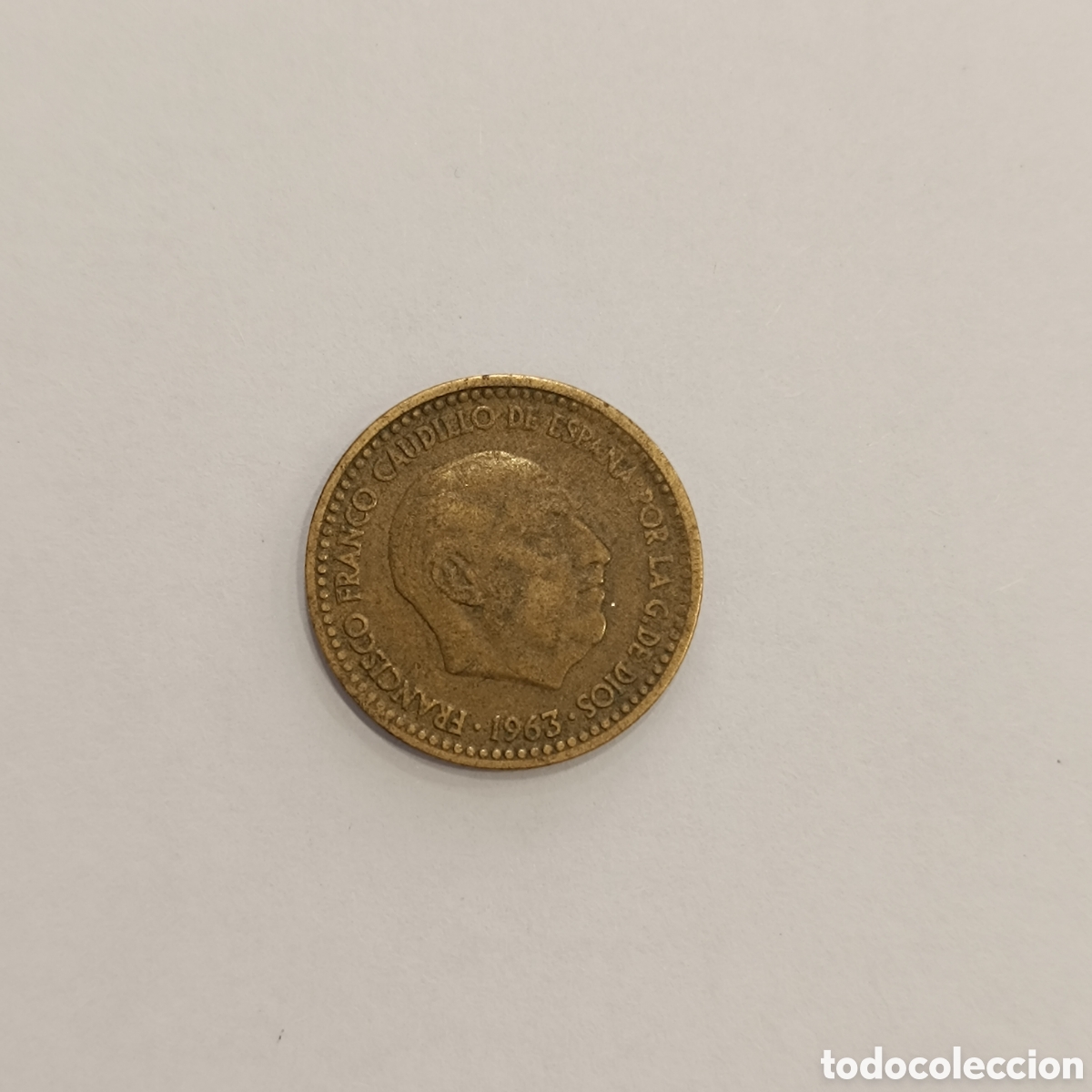 Monedas Franco: Moneda de 1 peseta de 2963 - Foto 2