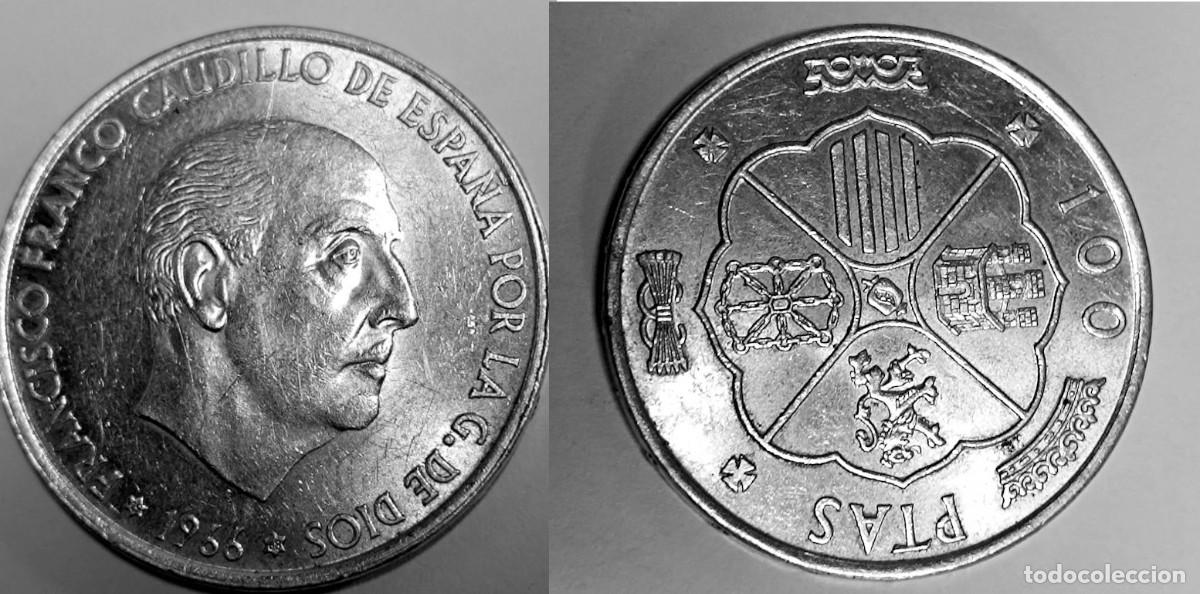 Monedas Franco: 100 Pesetas 1966 Franco Plata 800