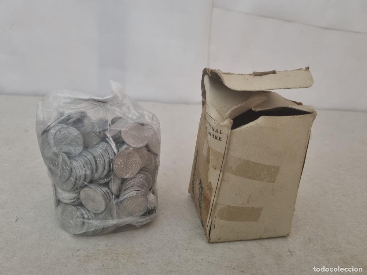 Monedas Franco: Lote de 400 monedas de 50 c&eacute;ntimos - Foto 1