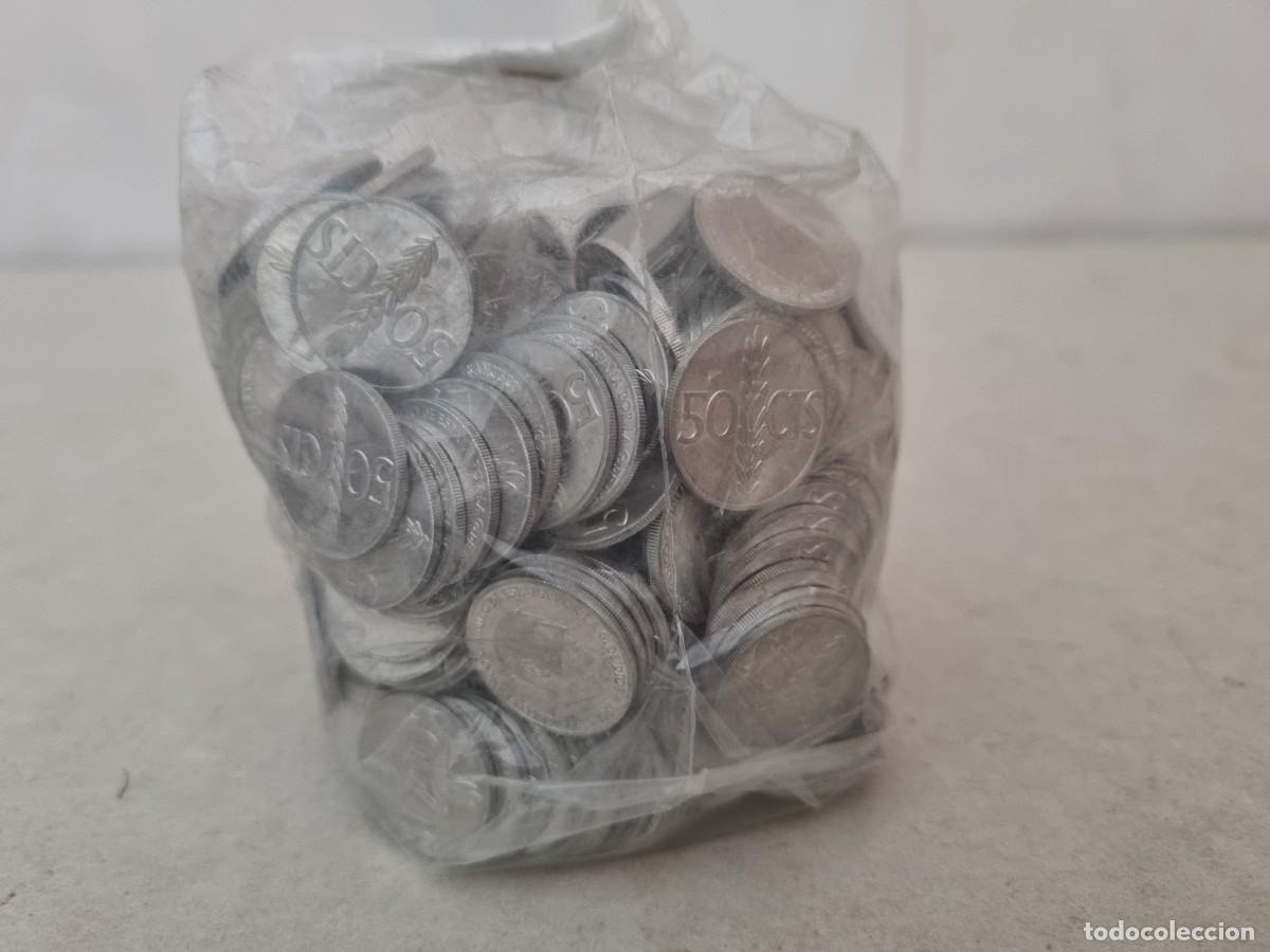 Monedas Franco: Lote de 400 monedas de 50 c&eacute;ntimos - Foto 3