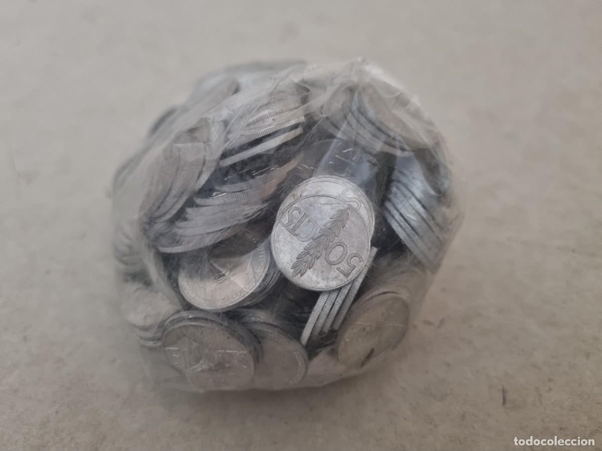 Monedas Franco: Lote de 400 monedas de 50 c&eacute;ntimos - Foto 8