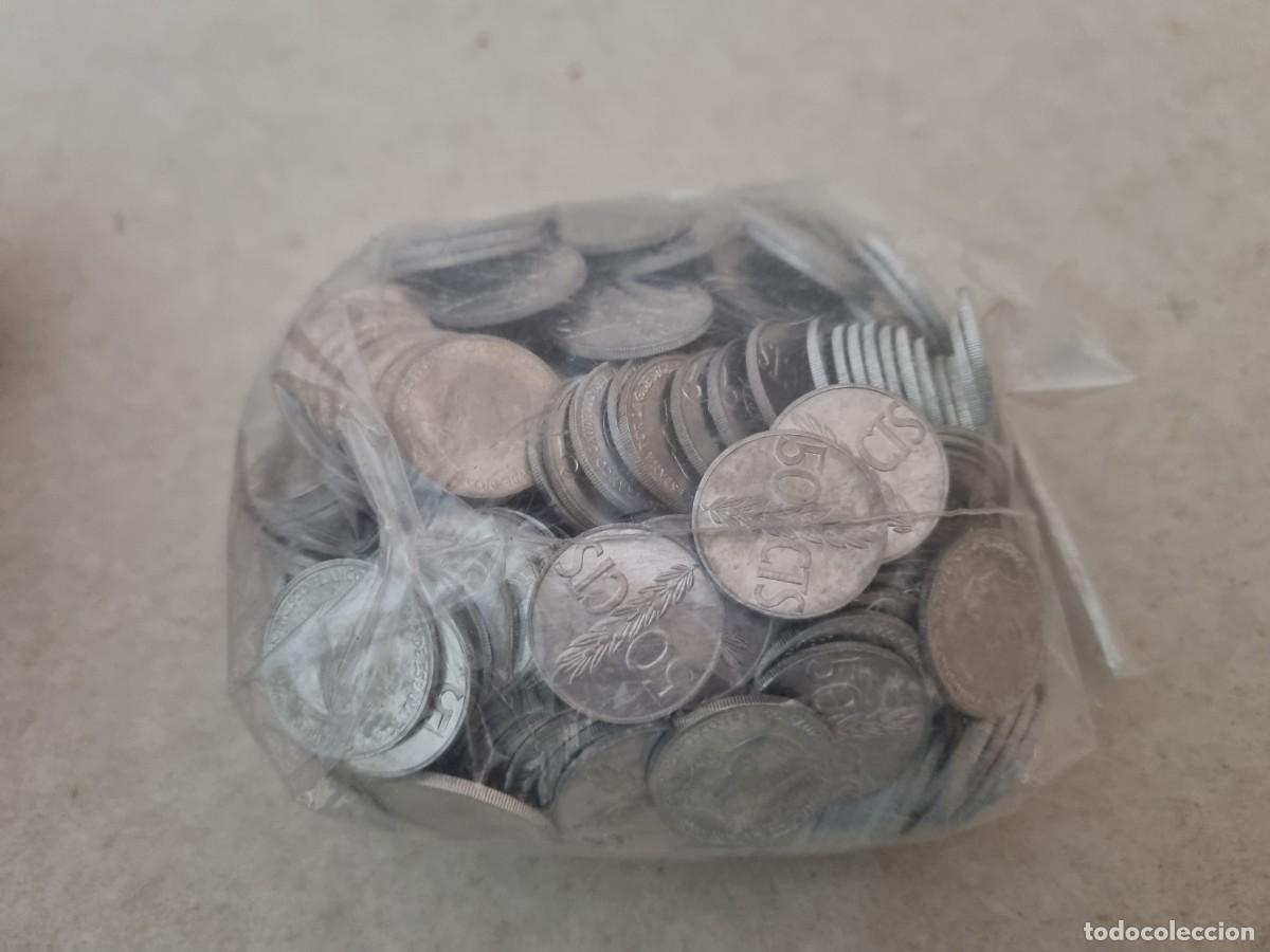 Monedas Franco: Lote de 400 monedas de 50 c&eacute;ntimos - Foto 9