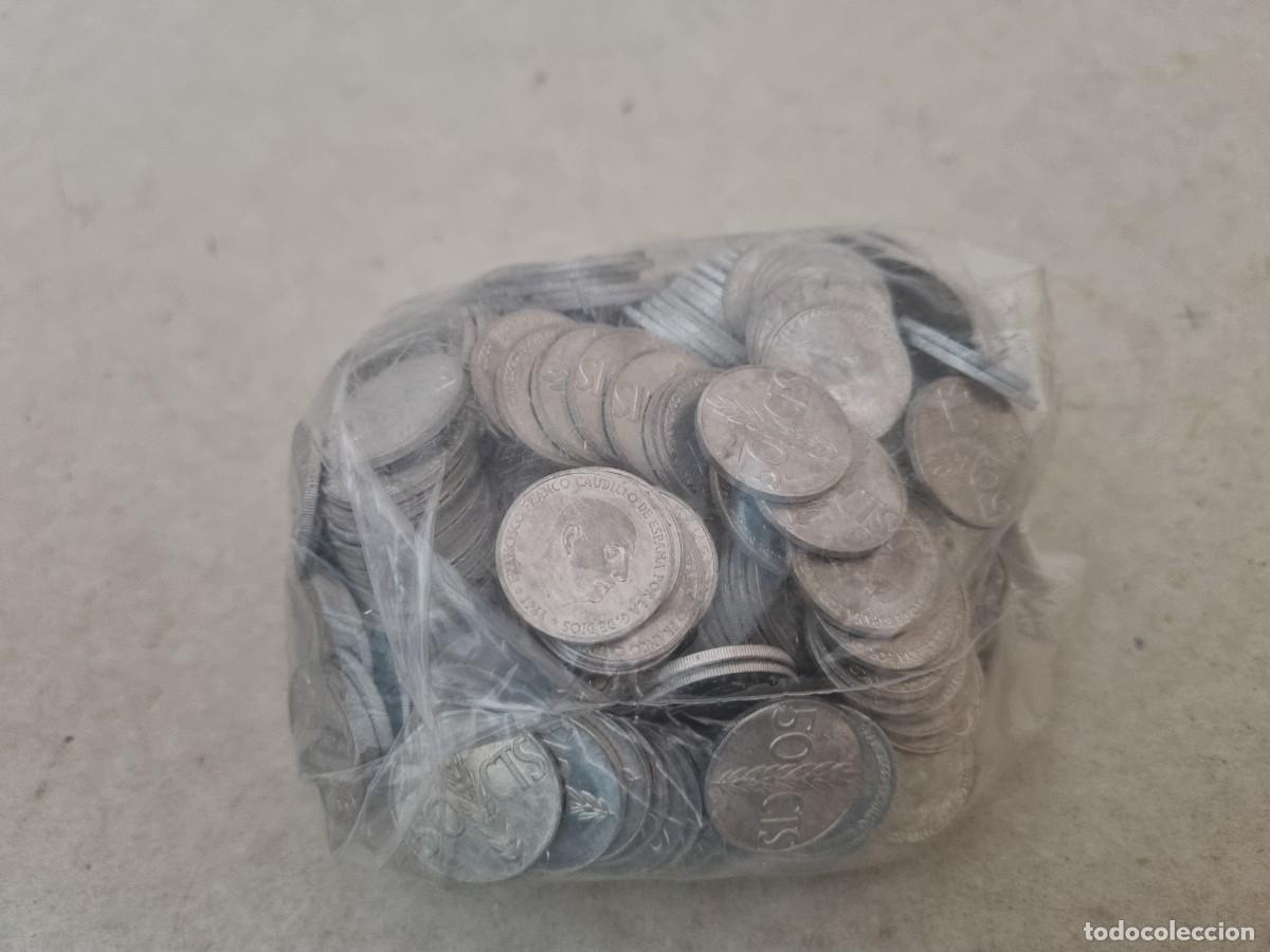 Monedas Franco: Lote de 400 monedas de 50 c&eacute;ntimos - Foto 10