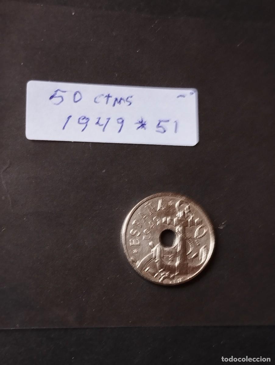 Monedas Franco: MONEDA DE 50 CENTIMOS ESPA&Ntilde;A A&Ntilde;O 1949 / 51 - LA DE LA FOTO VER TODOS MIS LOTES