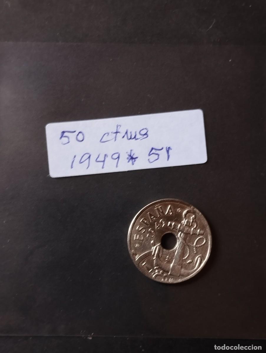 Monedas Franco: MONEDA DE 50 CENTIMOS ESPA&Ntilde;A A&Ntilde;O 1949 / 51 - LA DE LA FOTO VER TODOS MIS LOTES