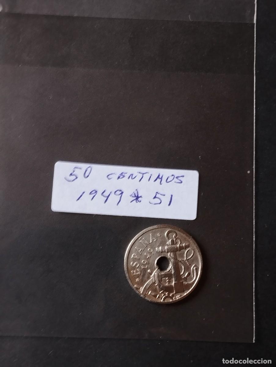 Monedas Franco: MONEDA DE 50 CENTIMOS ESPA&Ntilde;A A&Ntilde;O 1949 / 51 - LA DE LA FOTO VER TODOS MIS LOTES
