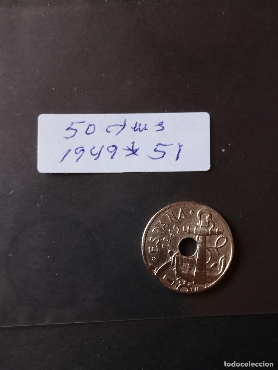 Monedas Franco: MONEDA DE 50 CENTIMOS ESPA&Ntilde;A A&Ntilde;O 1949 / 51 - LA DE LA FOTO VER TODOS MIS LOTES