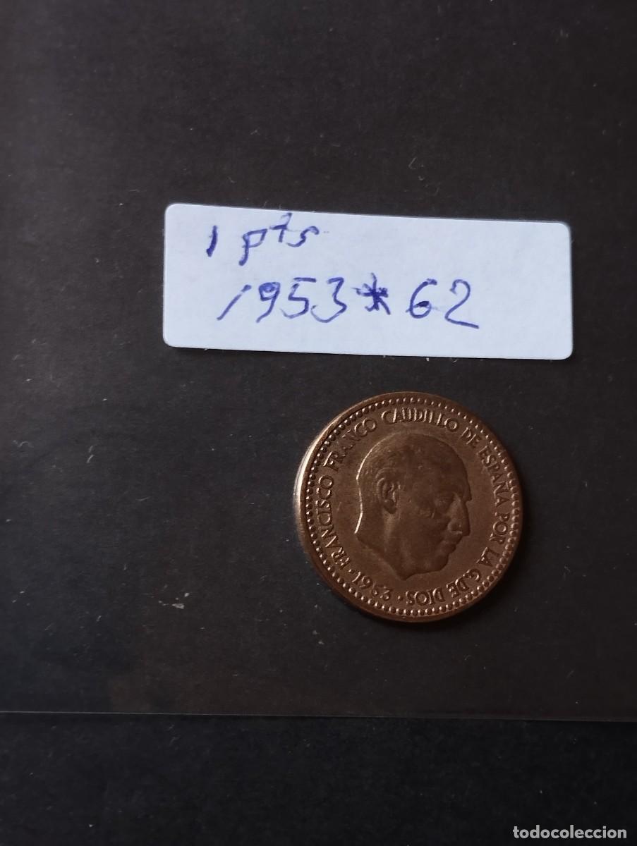 Monedas Franco: MONEDA DE 1 PESETA ESPA&Ntilde;A A&Ntilde;O 1953 / 62 - LA DE LA FOTO VER TODOS MIS LOTES