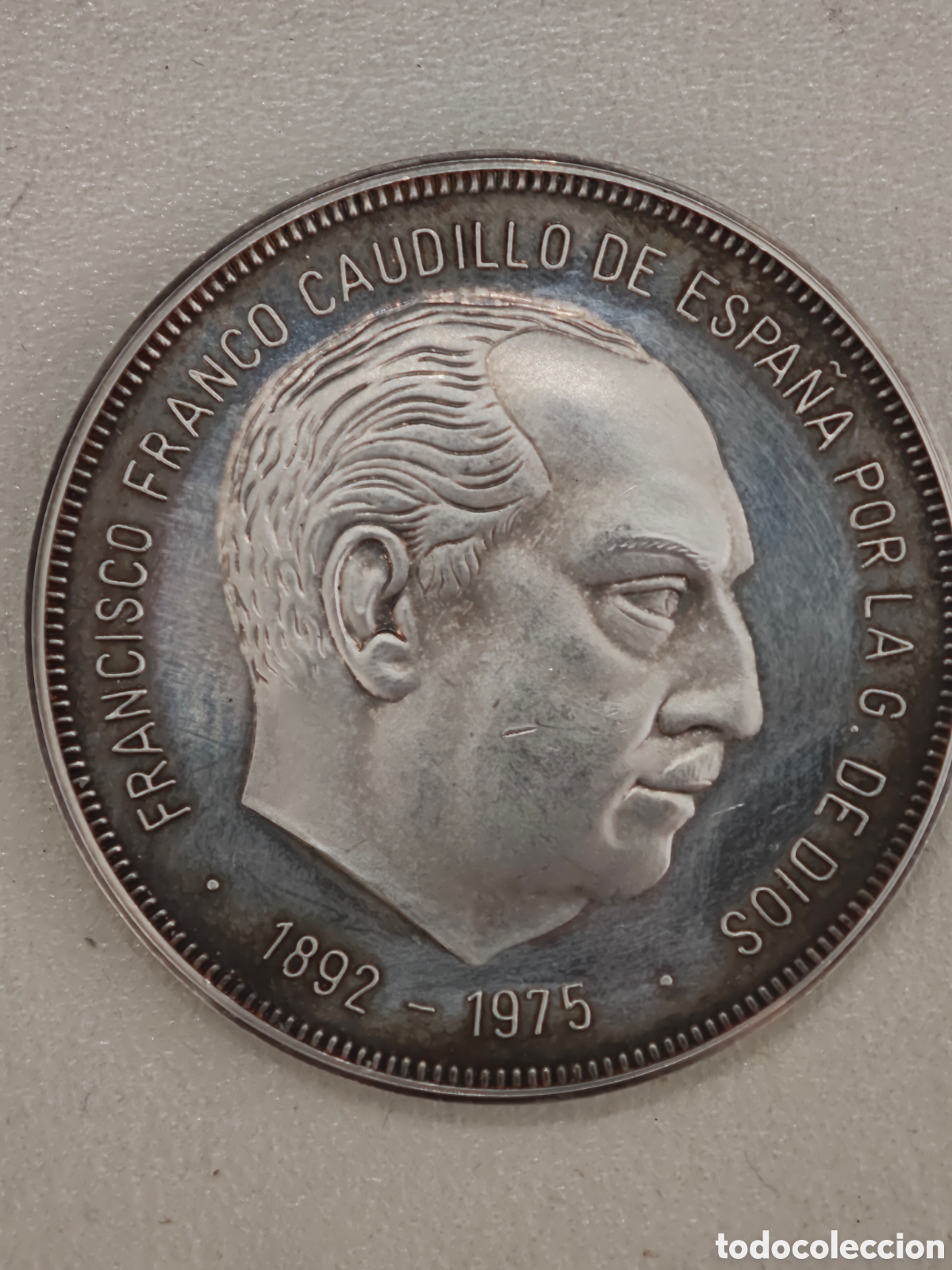 Monedas Franco: Medalla / Moneda de Plata Pura 1 oz - Francisco Franco (1892-1975) - &Aacute;guila de San Juan