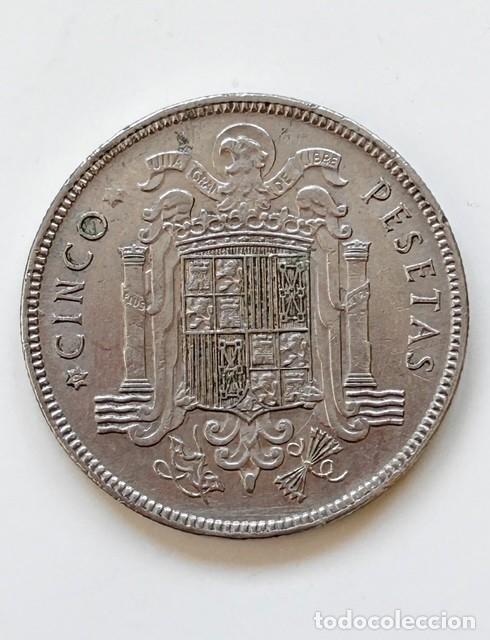 Monedas Franco: MONEDA 5 PESETAS 1949 *50 &ndash; ESTRELLA DERECHA SIN MARCAR / ANOMAL&Iacute;A &ndash; FRANCO &ndash; DURO &ndash; RARA