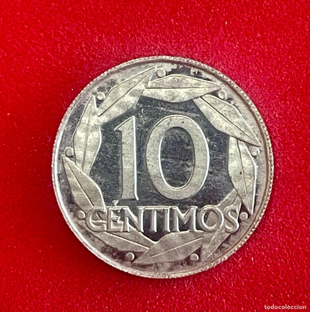 Monedas Franco: 10 C&Eacute;NTIMOS A&Ntilde;O 1959 PROOF OXIDADA - Foto 1