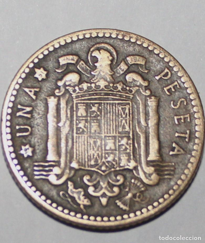 Monedas Franco: MONEDA DE 1 PESETA FRANCO 1947 ESTRELLA 51 (FOTO)