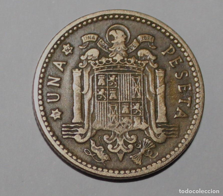 Monedas Franco: MONEDA DE 1 PESETA FRANCO 1953 ESTRELLA 60 (FOTO)
