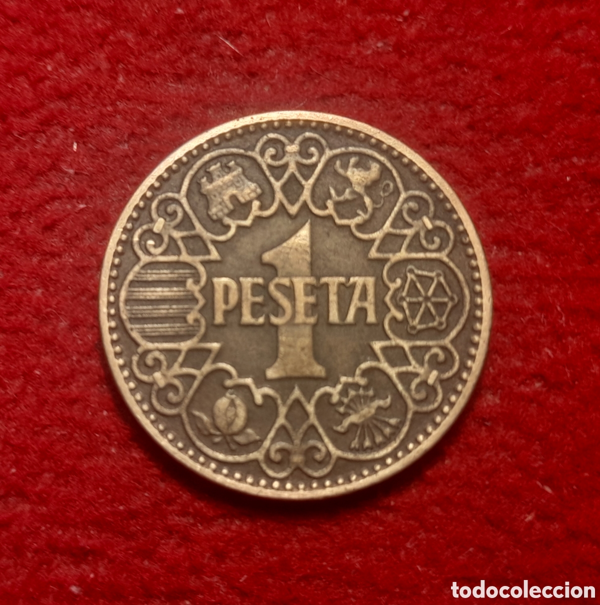 Moedas Franco: Moneda 1 peseta 1944