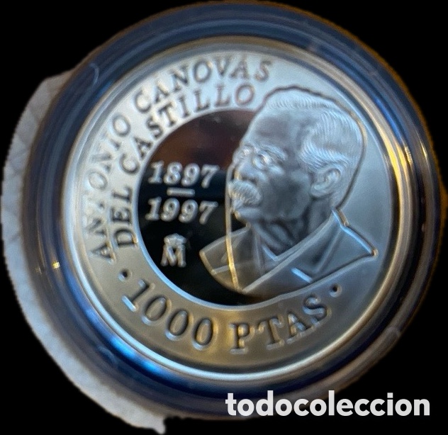 Monedas Franco: 1997 - 1000 PESETAS PLATA &rdquo;CANOVAS DEL CASTILLO