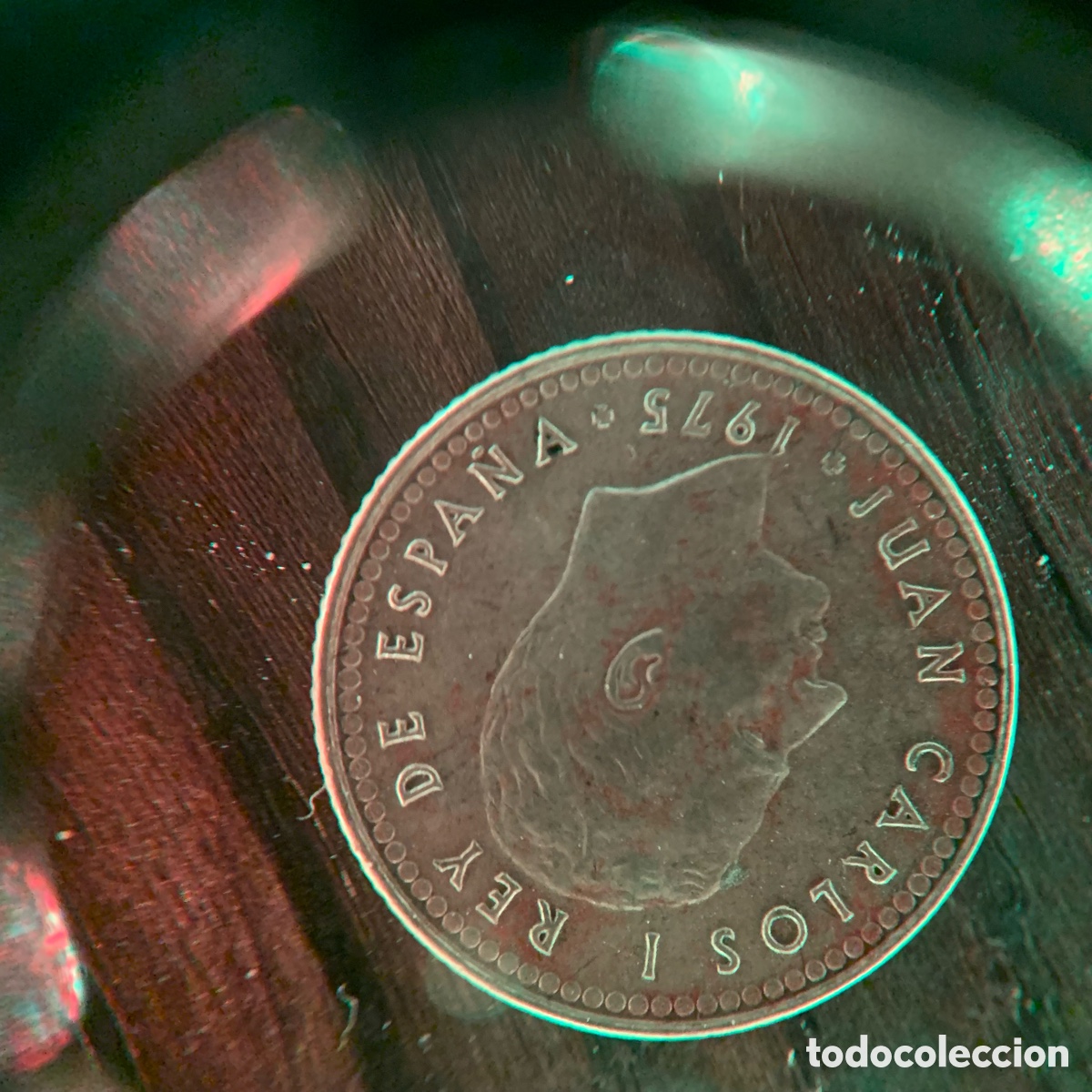 M&uuml;nzen unter Franco: Moneda 1 Peseta 1975 estrella 19/78 &ndash; Juan Carlos I.