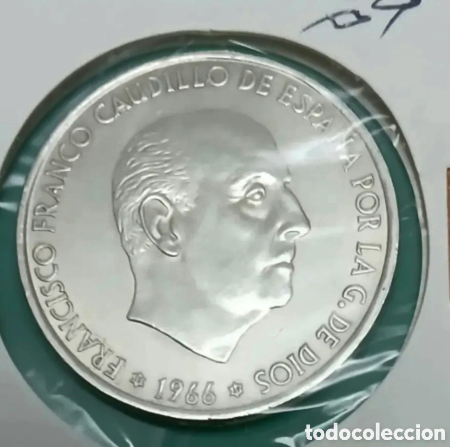 Monedas Franco: MONEDA DE PLATA 100 PESETAS 1966*69 S/C