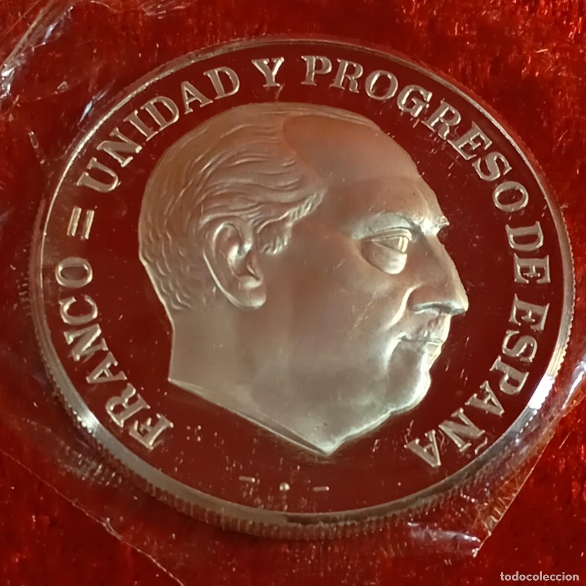 Monedas Franco: FRANCO - UNIDAD Y PROGRESO DE ESPA&Ntilde;A - 1&ordm; CENTENARIO - 1892-1992 - 32 G DE PLATA - MEDALLA / 4