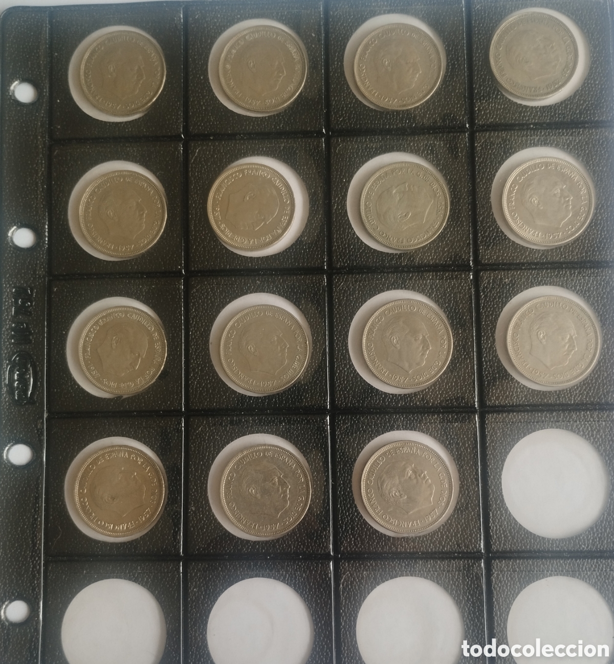Monedas Franco: COLECCION 25 PESETAS FRANCO 1957 ESTRELLAS 58-59-61-64-65-66-67-68-69-70-71-72-73-74 Y 75 TODAS