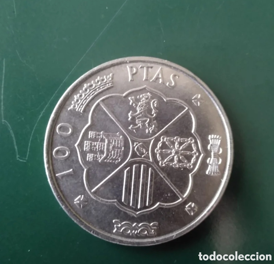 Monedas Franco: 100 PESETAS DE PLATA 1966*69 PALO CURVO S/C (ORIGINAL)