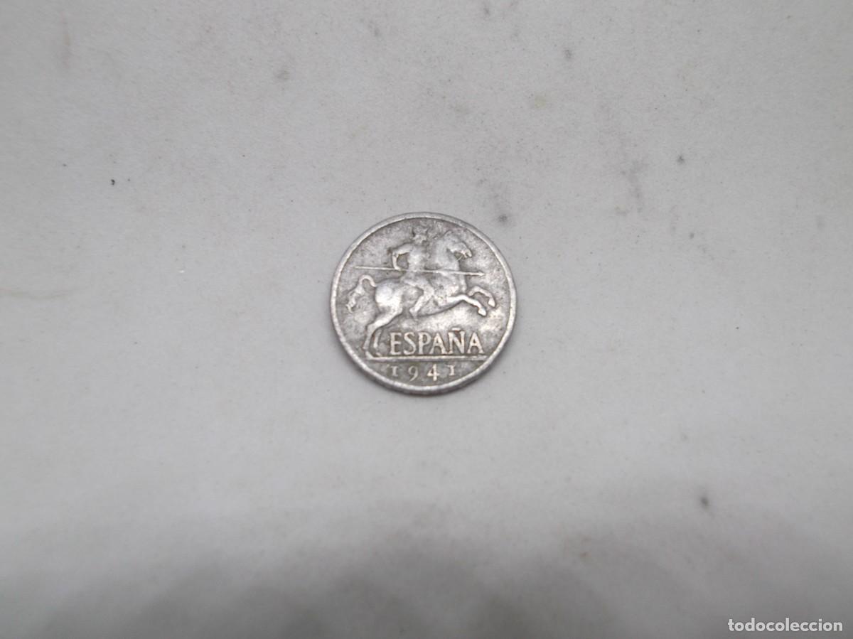 Monedas Franco: Moneda Espa&ntilde;a 1941 Cinco centimos.Jinete iberico