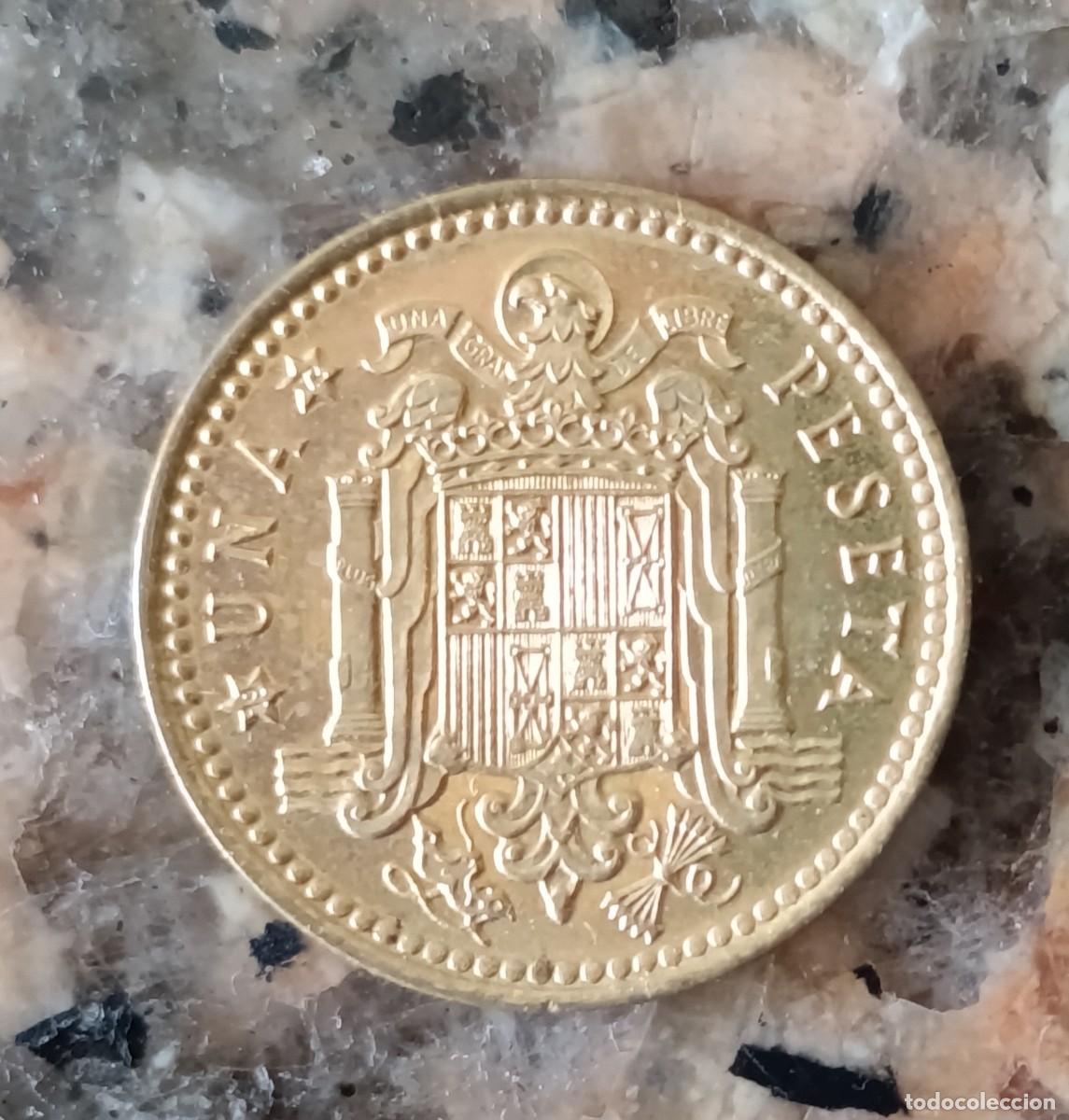 Monedas Franco: Moneda de Franco 1 peseta a&ntilde;o 1966 *19*72 sin circular