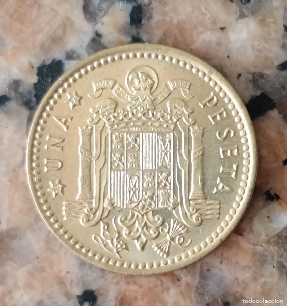 Monedas Franco: Moneda de Franco 1 peseta a&ntilde;o 1966 *19*71 sin circular