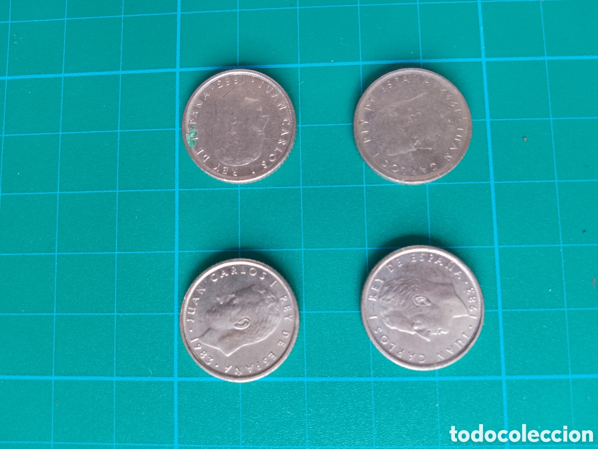 Monedas Franco: Lote 4 monedas de 10 pesetas Espa&ntilde;a
